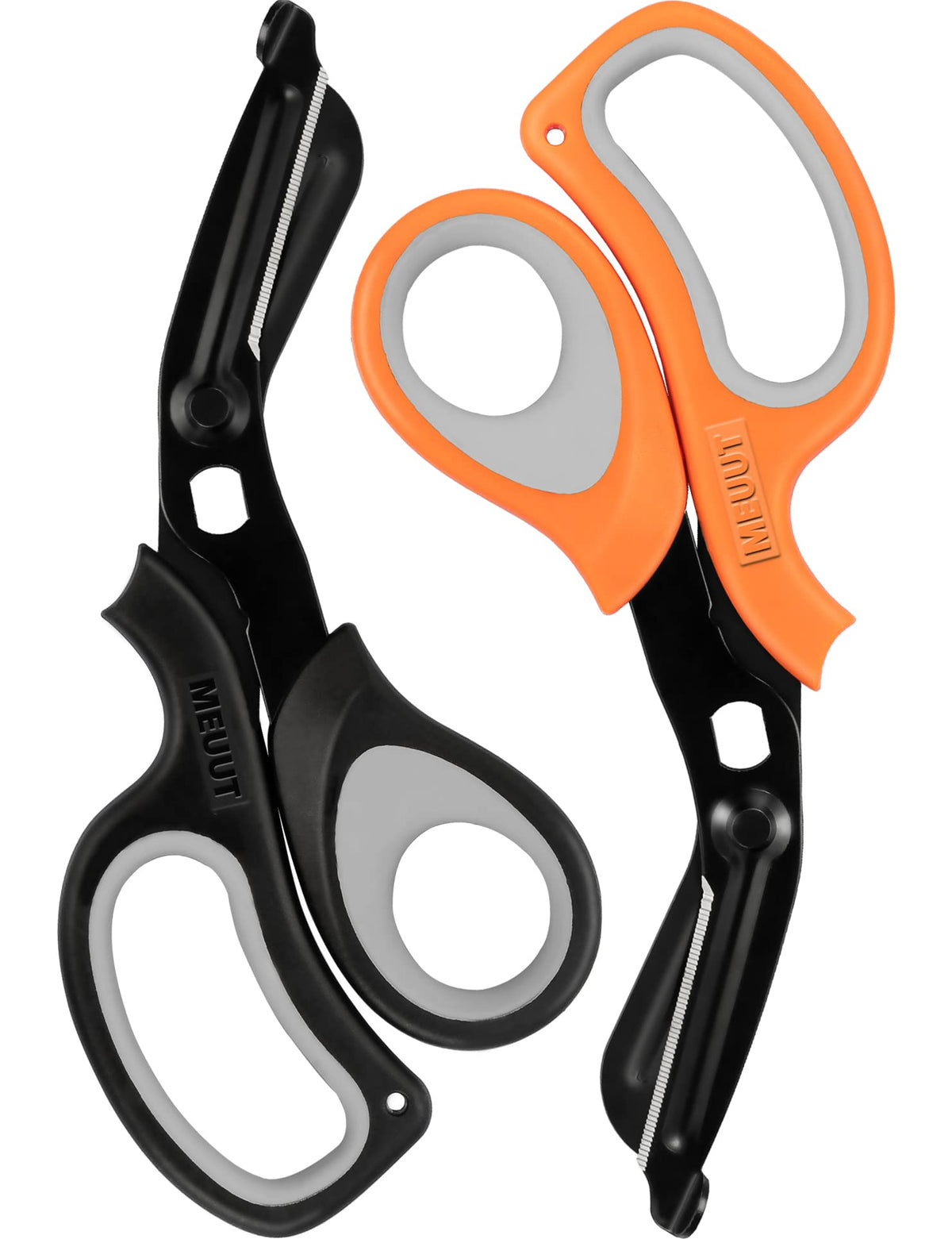 MEUUT Medical Scissors 2-Pack Trauma Shears for Nurses All Purpose Scissors