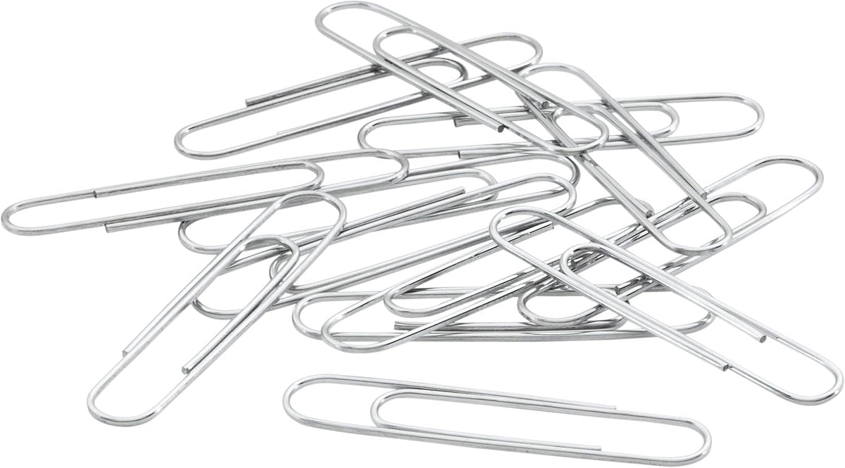 ACCO Brands Paper Clips, Jumbo, Smooth, Economy, 10 Boxes, 100/Box (72580)