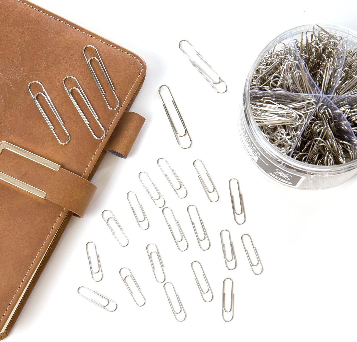 Wakawaga 700pcs Paper Clips Assorted Sizes Large (700PCS)