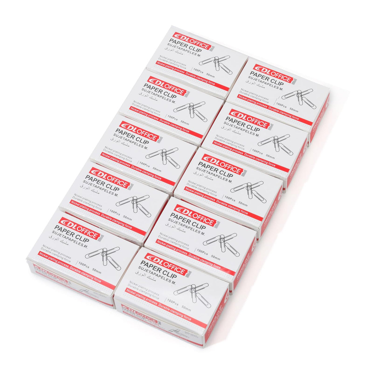 Jumbo Paper Clips,1000 Pcs (10×100),Silver 2.0IN,for Office & School Use