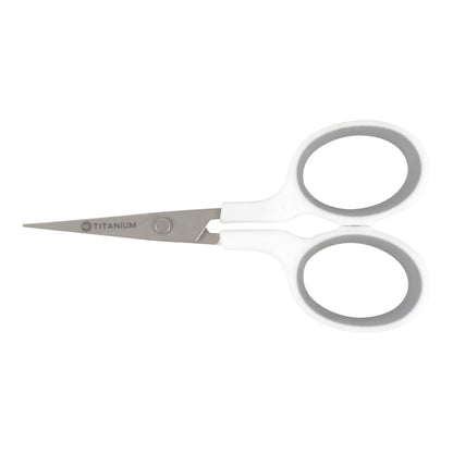 Westcott 5-Inch Micro-Tip Fabric Scissors with Titanium-Bonded Blades - Craft Scissors for Paper and Fabric, Sewing, and More