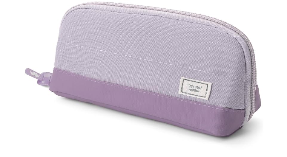 Mr. Pen- Wide-Opening Pencil Case, Triangle Design