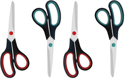 Scissors, 2 Pack 7.5 inch Scissors for Office and Home, Scissor All Purpose for School Fabric Craft Supplies Use