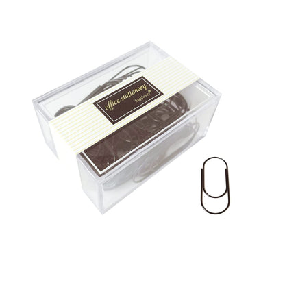 Gold Large Paper Clips, 50pcs 50mm/1.97" Oversized Jumbo Wide Planner Giant Paper Clip Non Skid Smooth Finish Steel Wire Office Supply Invitation Accessories (Gold)
