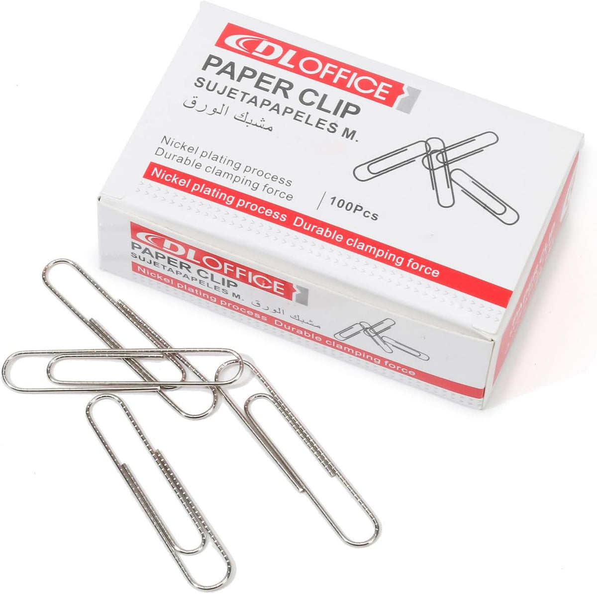 Jumbo Paper Clips,1000 Pcs (10×100),Silver 2.0IN,for Office & School Use