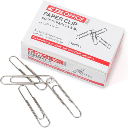 Jumbo Paper Clips,1000 Pcs (10×100),Silver 2.0IN,for Office & School Use