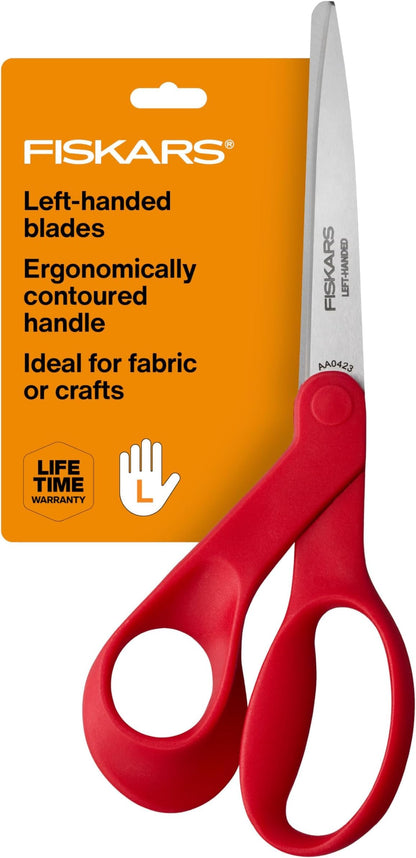Fiskars 8" Original Orange-Handled Craft & Fabric Scissors, All Purpose