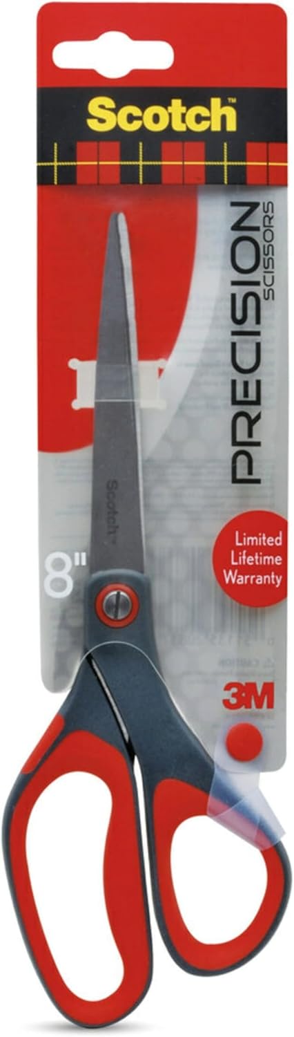 Scotch 8 Precision Scissors Great for Everyday Use (1448) (Pack of 3)