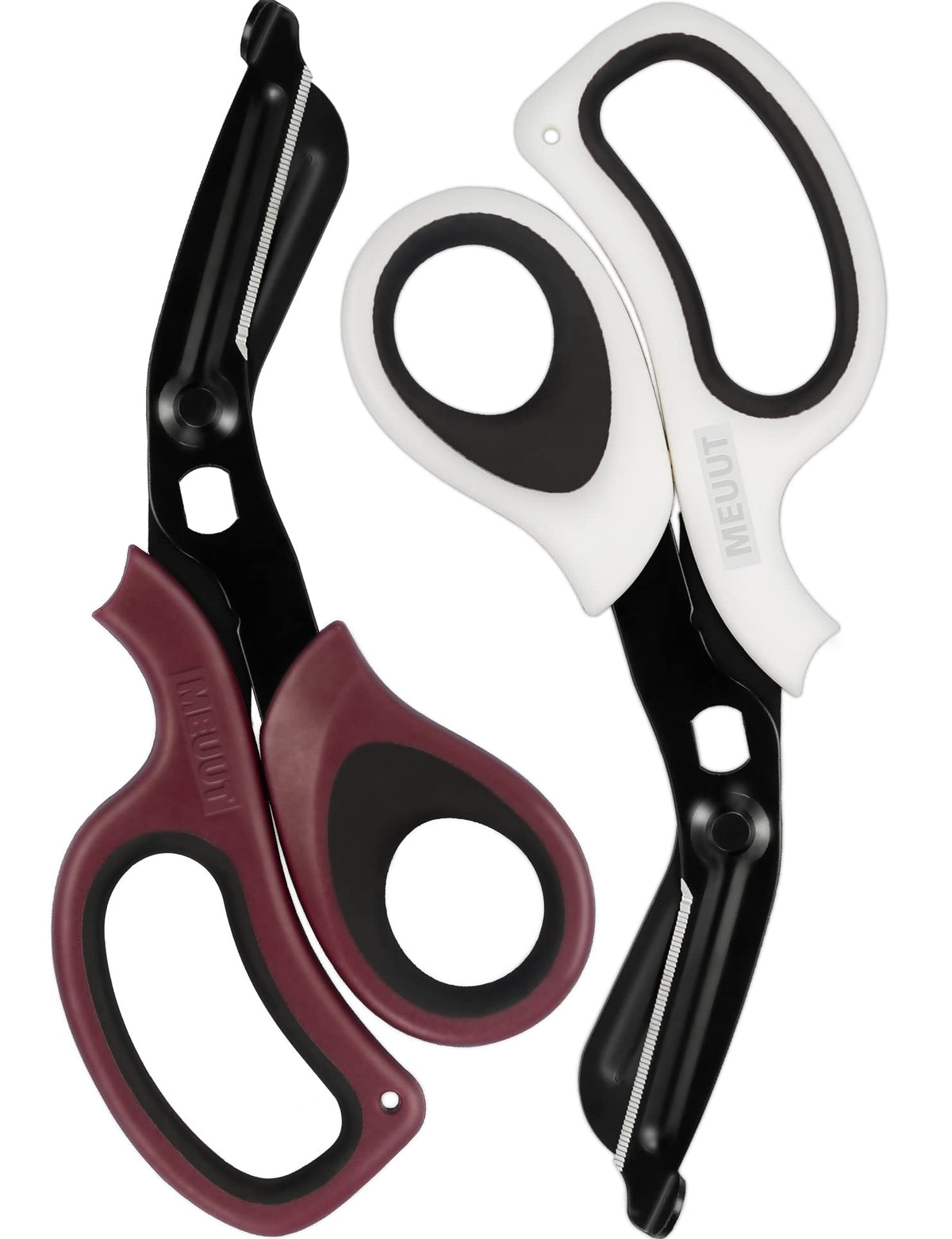 MEUUT Medical Scissors 2-Pack Trauma Shears for Nurses All Purpose Scissors