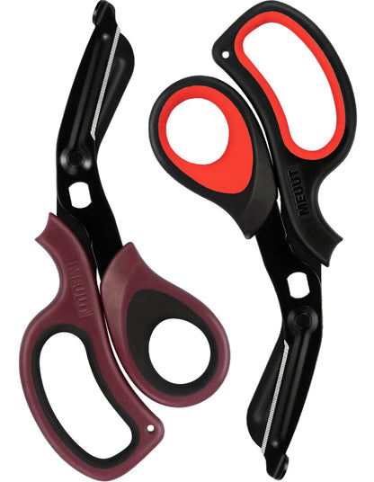MEUUT Medical Scissors 2-Pack Trauma Shears for Nurses All Purpose Scissors