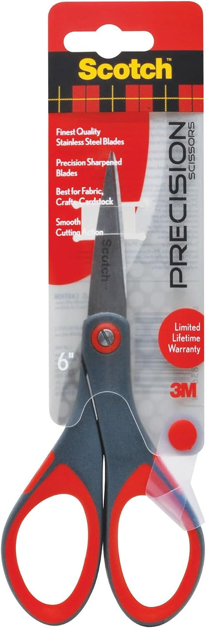 Scotch 8 Precision Scissors Great for Everyday Use (1448) (Pack of 3)