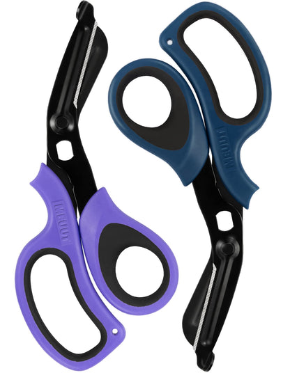MEUUT Medical Scissors 2-Pack Trauma Shears for Nurses All Purpose Scissors