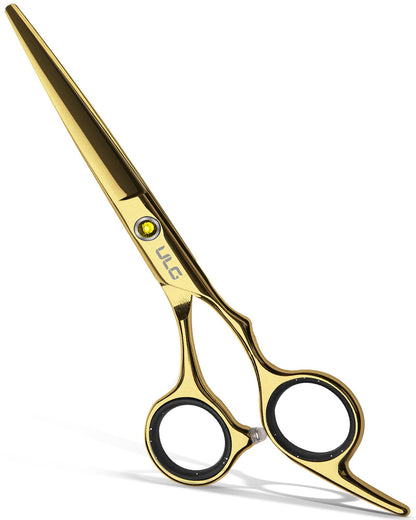 Hair Cutting Scissors, ULG Professional Hair Scissors 6.5 inch Right-Hand Razor Edge Barber Shears Salon Hair Cutting Shears Made of Japanese Stainless Steel, Hand Sharpened Blue