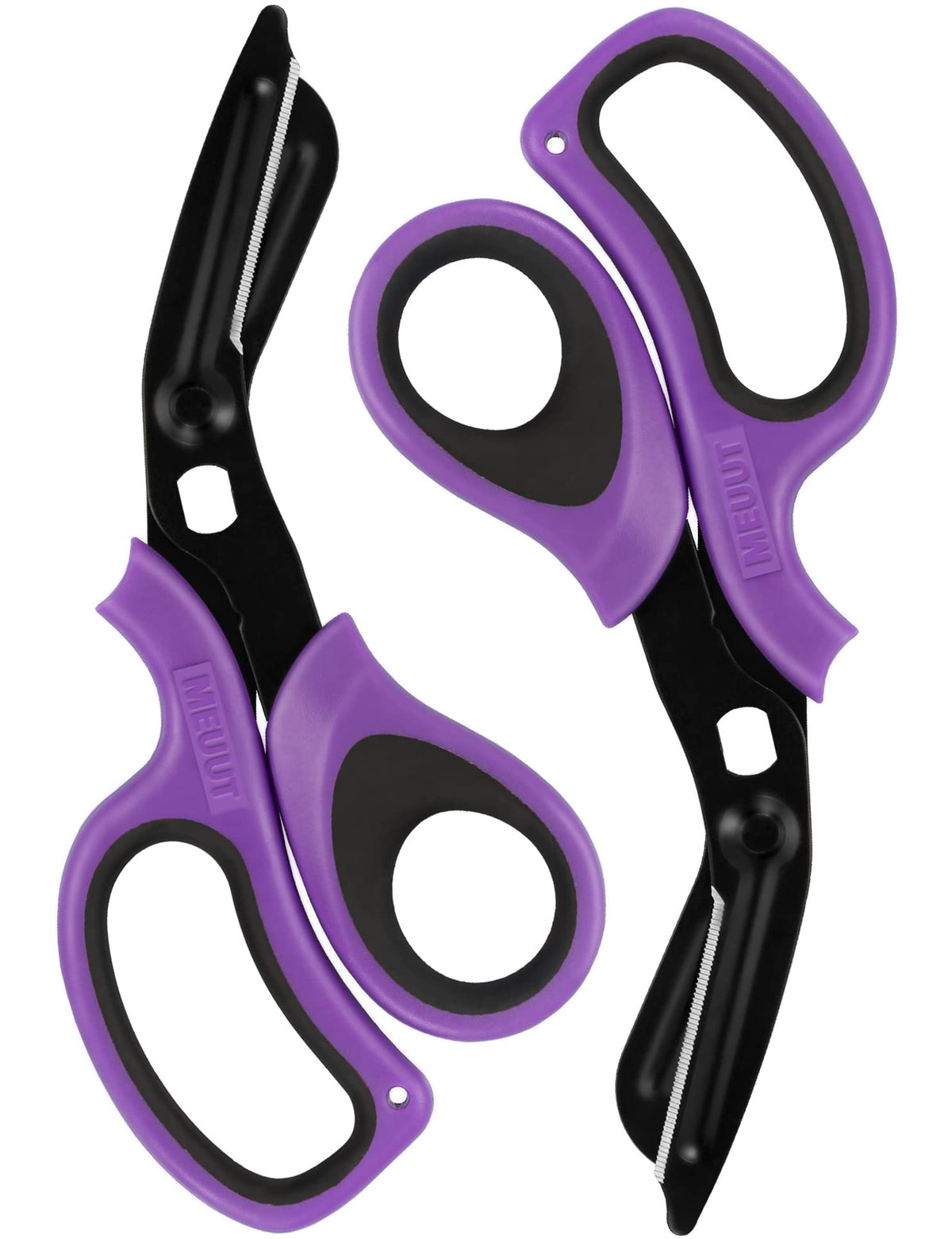 MEUUT Medical Scissors 2-Pack Trauma Shears for Nurses All Purpose Scissors