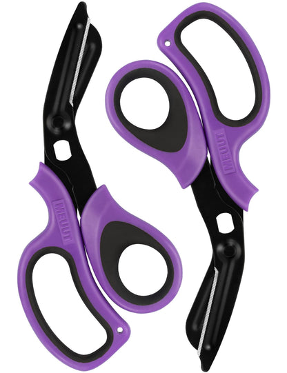 MEUUT Medical Scissors 2-Pack Trauma Shears for Nurses All Purpose Scissors