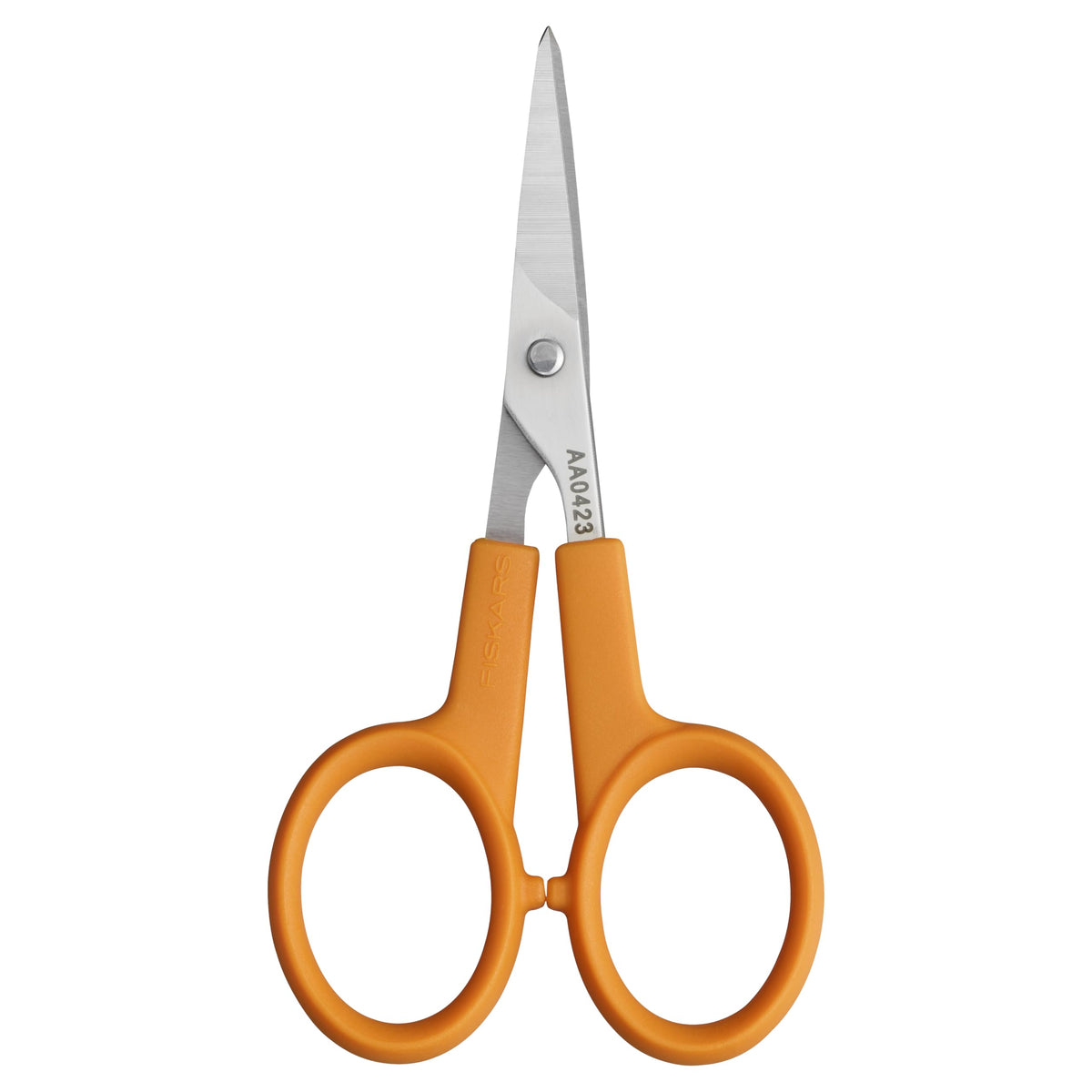 Fiskars 5" Non-Stick Micro-Tip Scissors for Sticky Materials, No. 5, White