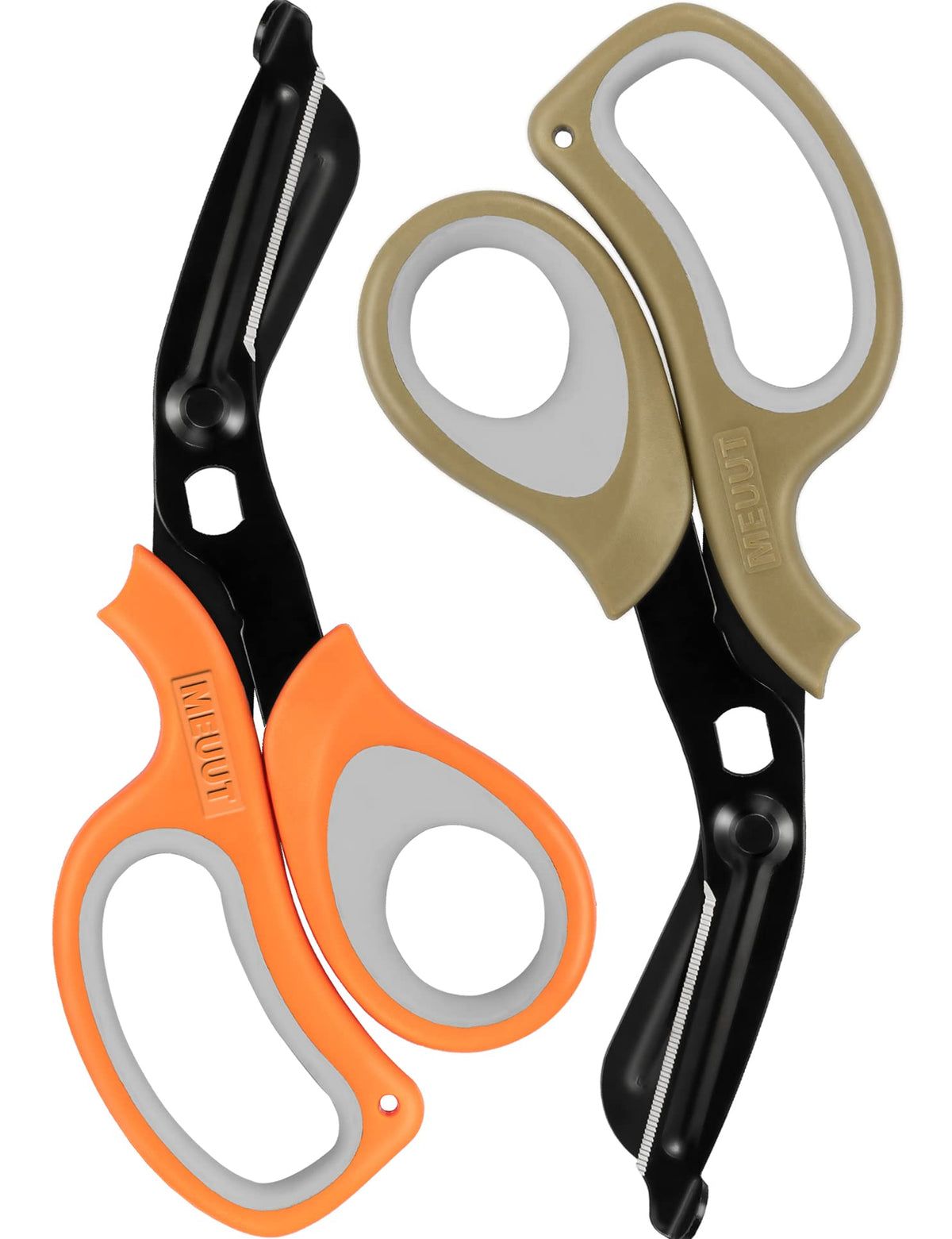 MEUUT Medical Scissors 2-Pack Trauma Shears for Nurses All Purpose Scissors