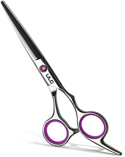 Hair Cutting Scissors, ULG Professional Hair Scissors 6.5 inch Right-Hand Razor Edge Barber Shears Salon Hair Cutting Shears Made of Japanese Stainless Steel, Hand Sharpened Blue