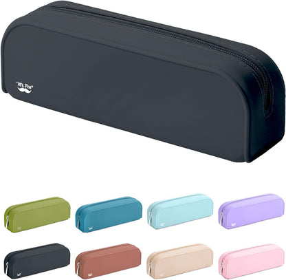 Mr. Pen- Silicone Pencil Case, Aesthetic Pencil Bag for Women, Makeup Pouch