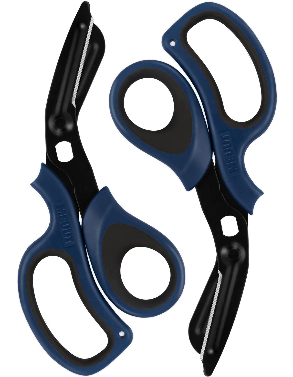MEUUT Medical Scissors 2-Pack Trauma Shears for Nurses All Purpose Scissors