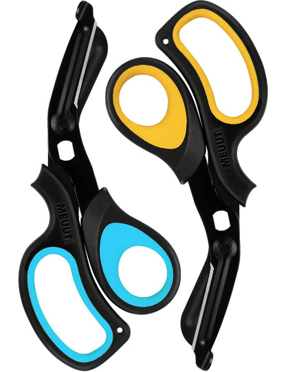 MEUUT Medical Scissors 2-Pack Trauma Shears for Nurses All Purpose Scissors