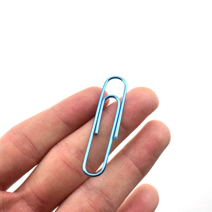 HAHIYO Paper Clips 2 inches (50mm) Length Gold Wide Paperclips Vinyl Coated Prevent Scratching Tearing The Pages Sturdy for Bookmark Organize Home Office School 30 Pack