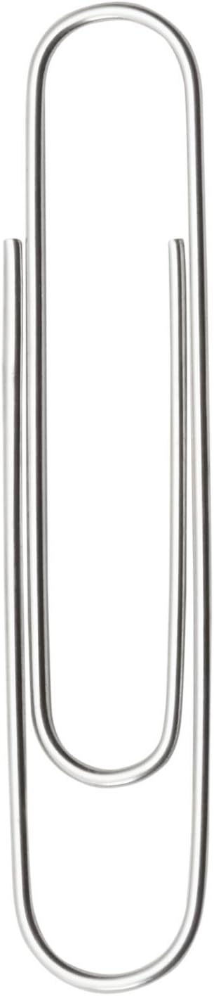 ACCO Brands Paper Clips, Jumbo, Smooth, Economy, 10 Boxes, 100/Box (72580)