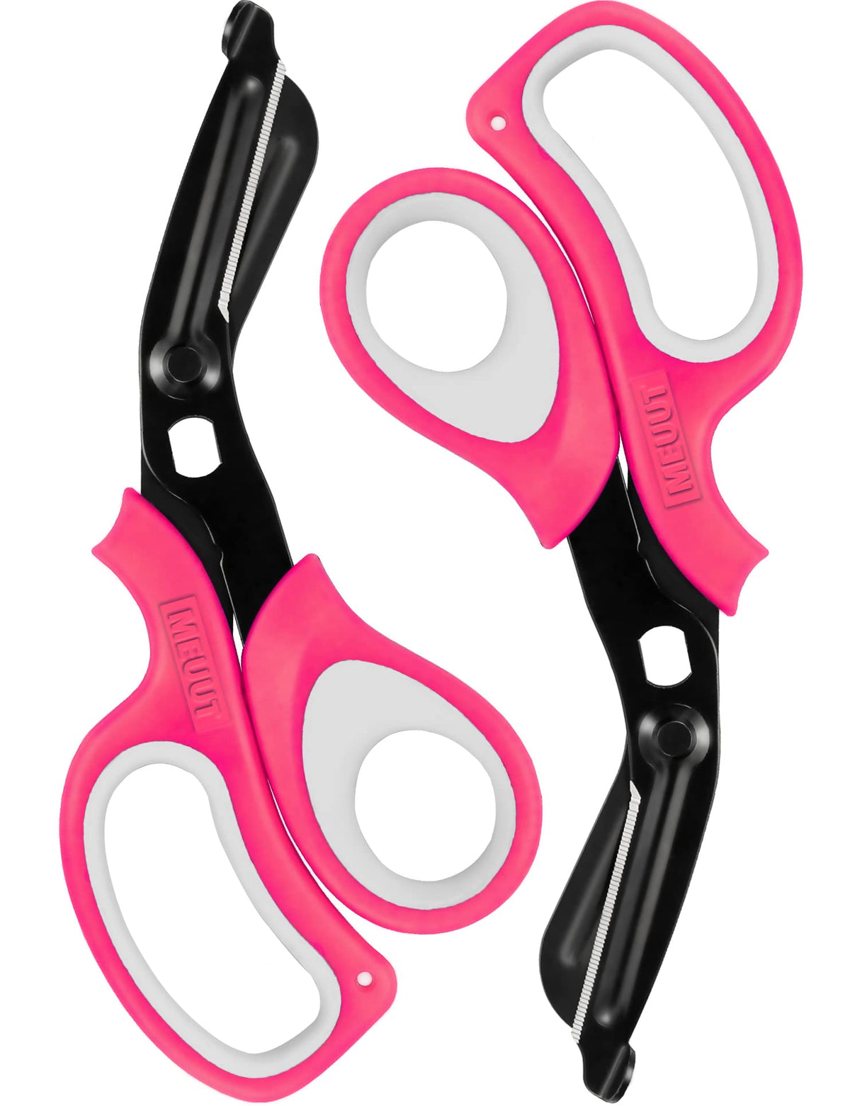 MEUUT Medical Scissors 2-Pack Trauma Shears for Nurses All Purpose Scissors