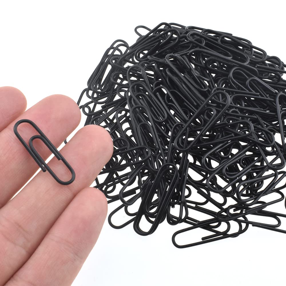 HAHIYO Paper Clips 2 inches (50mm) Length Gold Wide Paperclips Vinyl Coated Prevent Scratching Tearing The Pages Sturdy for Bookmark Organize Home Office School 30 Pack