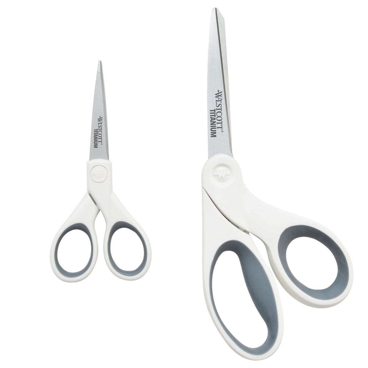 Westcott 5-Inch Micro-Tip Fabric Scissors with Titanium-Bonded Blades - Craft Scissors for Paper and Fabric, Sewing, and More
