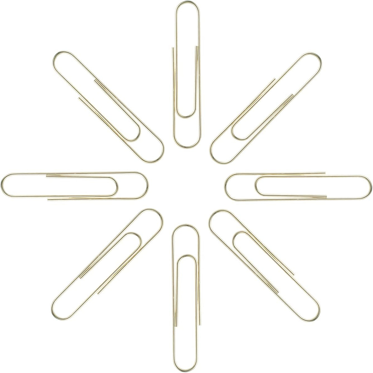 Large Paper Clips, Gold Paper Clips, 2 Inch Paper Clip, Jumbo Paperclips 100/Pack