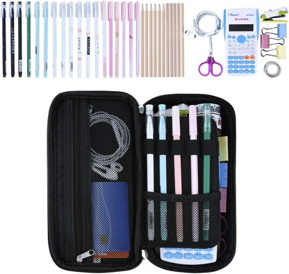 Chelory Big Capacity Pencil Case Large Pencil Bag Pouch Pen Case Pencil Marker Holder Stationery Storage Makeup Bag for Office Supplies Adults