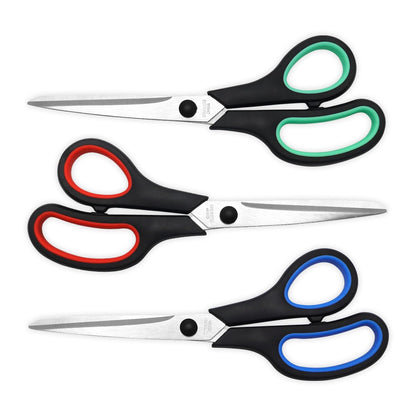 Vitoler Scissors 8.5" Heavy Duty scissors all purpose Bulk Set of 3