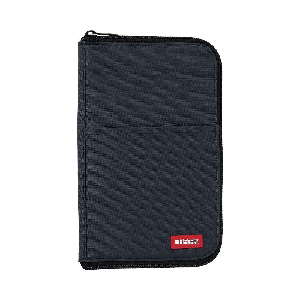 LIHITLAB LAB Slim Pen/Pencil Pouch, 0.7 × 3.9 × 8.5 Inches, Indigo (A7652-11)
