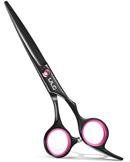 Hair Cutting Scissors, ULG Professional Hair Scissors 6.5 inch Right-Hand Razor Edge Barber Shears Salon Hair Cutting Shears Made of Japanese Stainless Steel, Hand Sharpened Blue