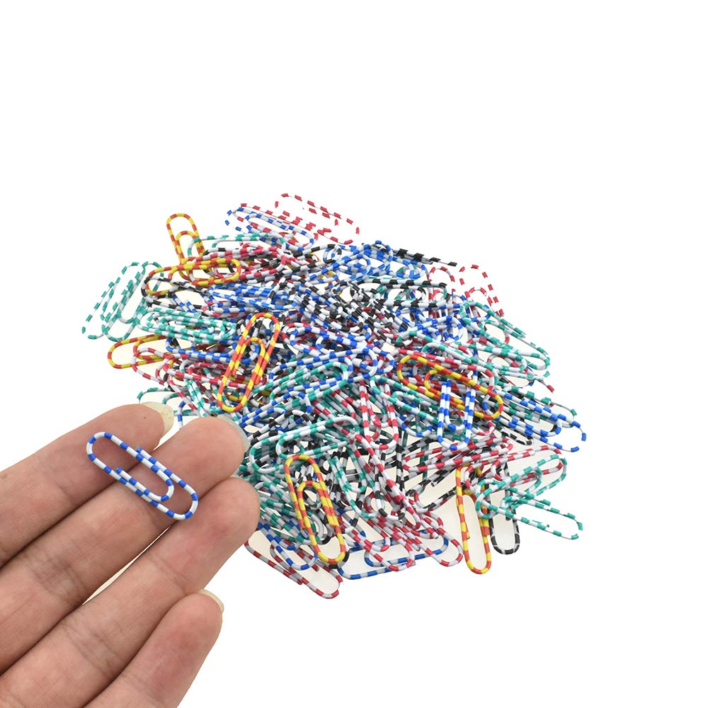 HAHIYO Paper Clips 2 inches (50mm) Length Gold Wide Paperclips Vinyl Coated Prevent Scratching Tearing The Pages Sturdy for Bookmark Organize Home Office School 30 Pack