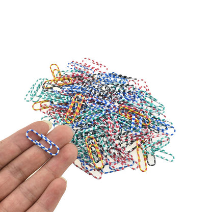 HAHIYO Paper Clips 2 inches (50mm) Length Gold Wide Paperclips Vinyl Coated Prevent Scratching Tearing The Pages Sturdy for Bookmark Organize Home Office School 30 Pack