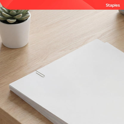 Staples Jumbo Paper Clips, Silver, Large Steel, 1,000-Pack