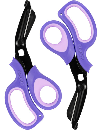 MEUUT Medical Scissors 2-Pack Trauma Shears for Nurses All Purpose Scissors