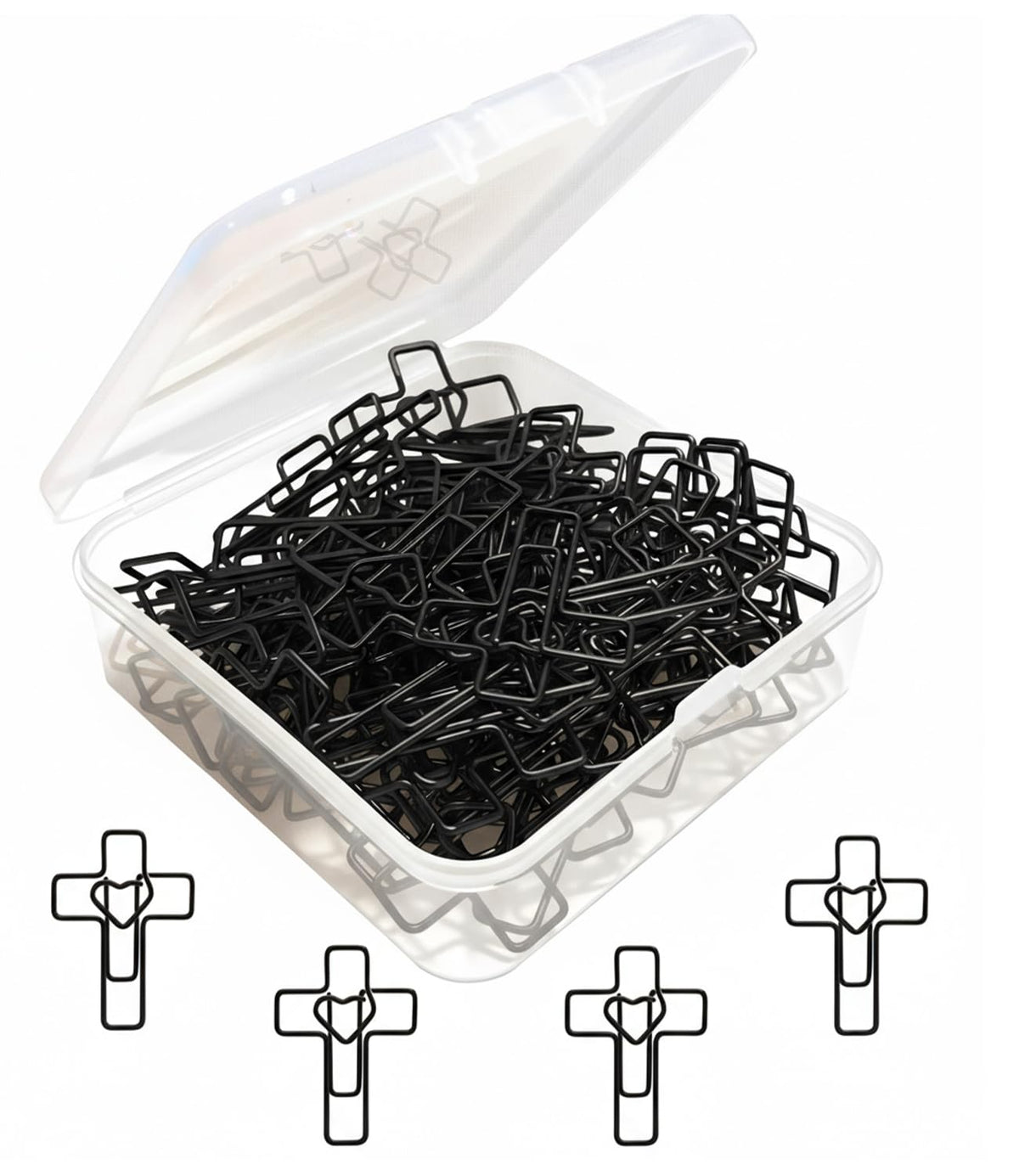 Gold Teardrop-Shaped Paper Clips, 1inch, 200 Pcs