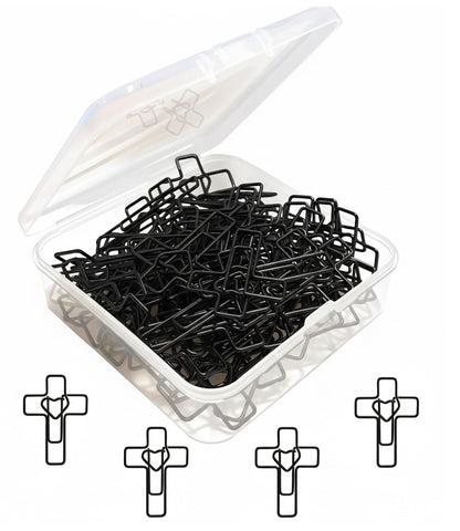Gold Teardrop-Shaped Paper Clips, 1inch, 200 Pcs