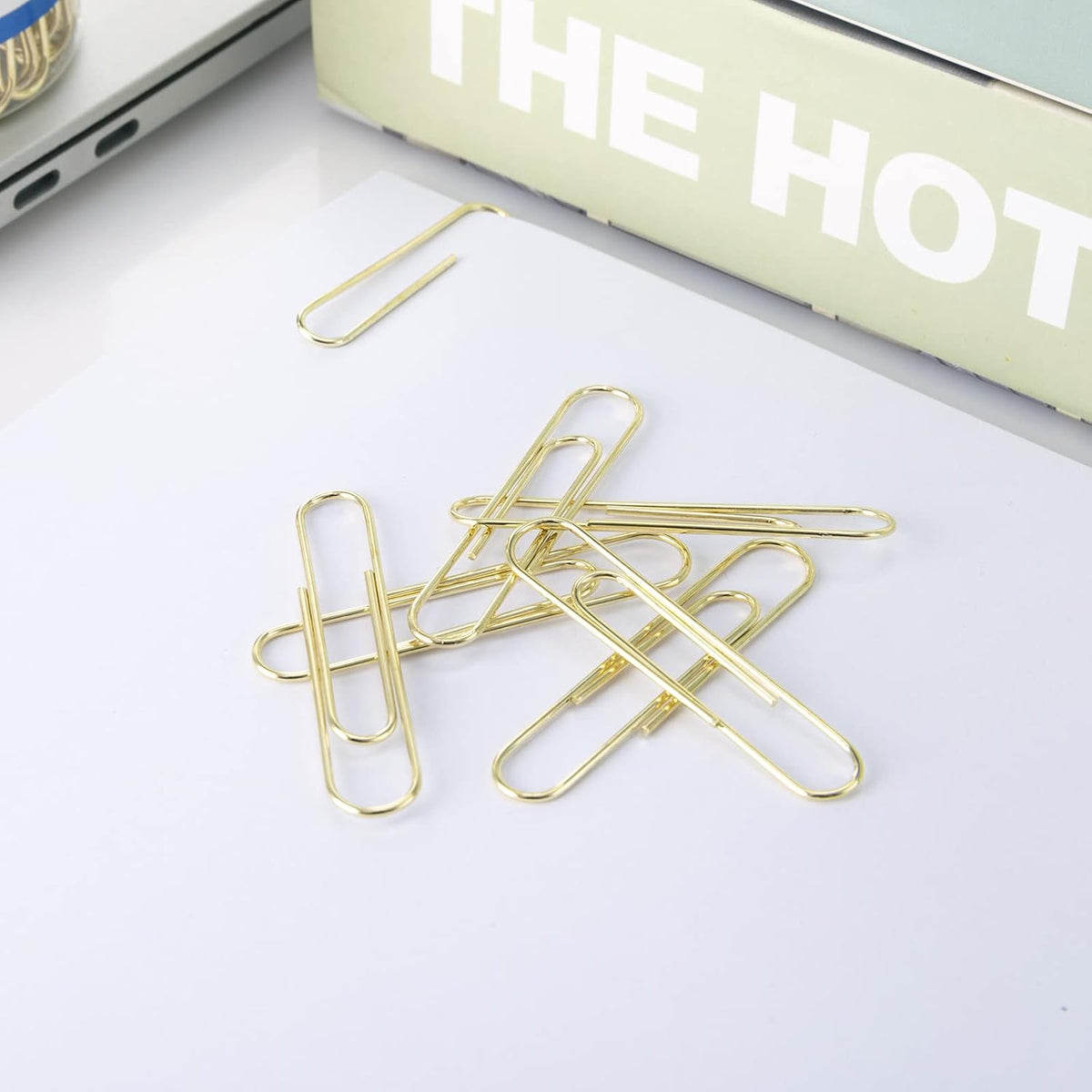 Large Paper Clips, Gold Paper Clips, 2 Inch Paper Clip, Jumbo Paperclips 100/Pack