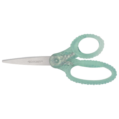 Westcott School Scissors for Kids Ages 12 and Up - Back to School Essentials and Classroom Supplies - 7-Inch Pointed Student Scissors - for Right- or Left-Handed Use - Red/Gray - 2 Pack