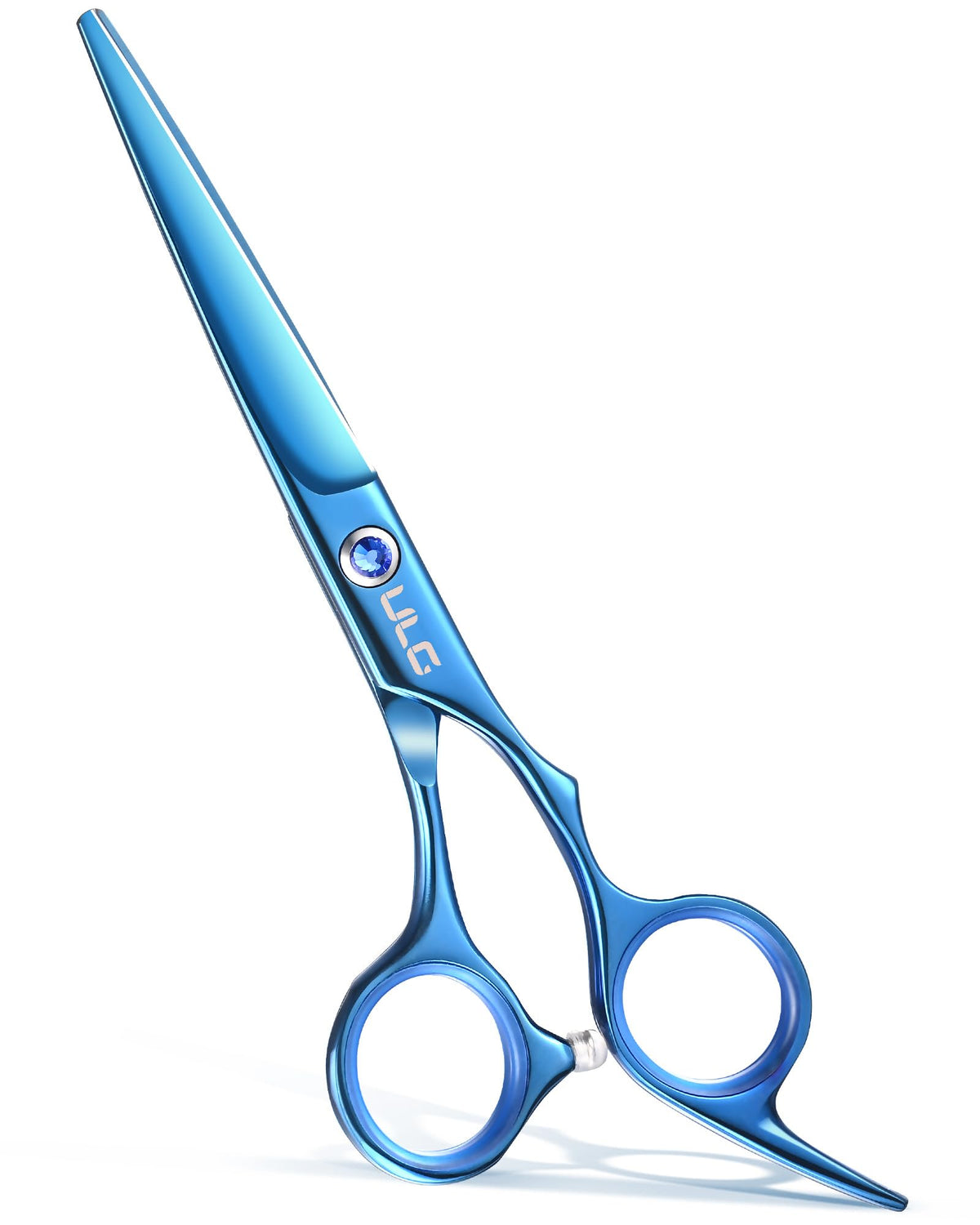 Hair Cutting Scissors, ULG Professional Hair Scissors 6.5 inch Right-Hand Razor Edge Barber Shears Salon Hair Cutting Shears Made of Japanese Stainless Steel, Hand Sharpened Blue