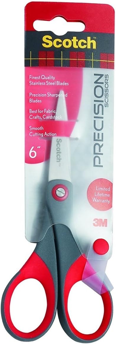 Scotch 8 Precision Scissors Great for Everyday Use (1448) (Pack of 3)