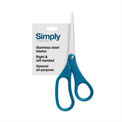 Fiskars 8" Everyday Titanium SoftGrip All Purpose Scissors, 2-Pack