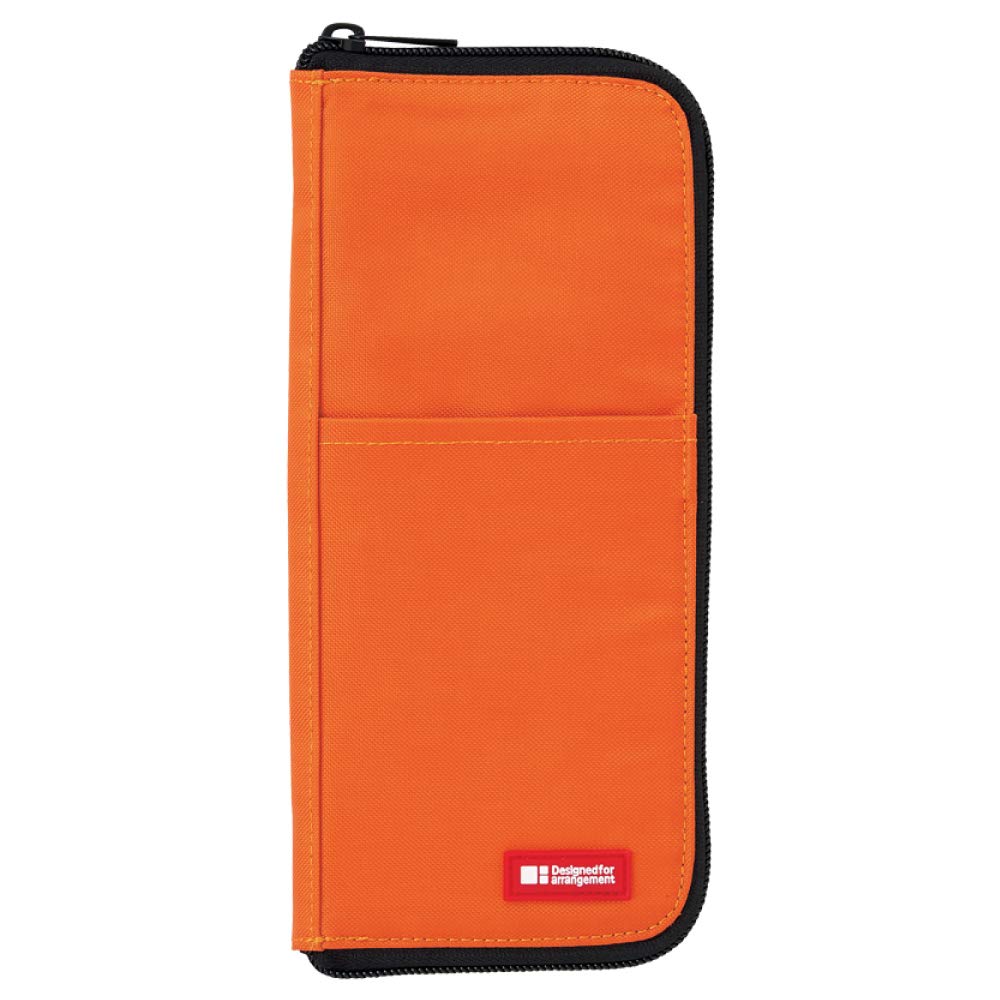 LIHITLAB LAB Slim Pen/Pencil Pouch, 0.7 × 3.9 × 8.5 Inches, Indigo (A7652-11)