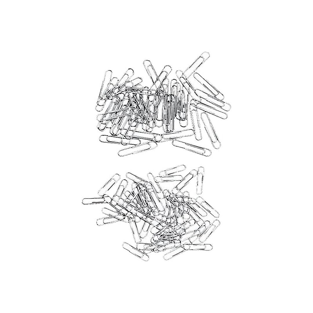 Staples Jumbo Paper Clips, Silver, Non-Skid, Heavy-Duty, 1,000-Pack