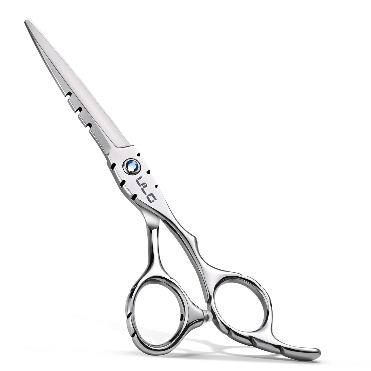 Hair Cutting Scissors, ULG Professional Hair Scissors 6.5 inch Right-Hand Razor Edge Barber Shears Salon Hair Cutting Shears Made of Japanese Stainless Steel, Hand Sharpened Blue