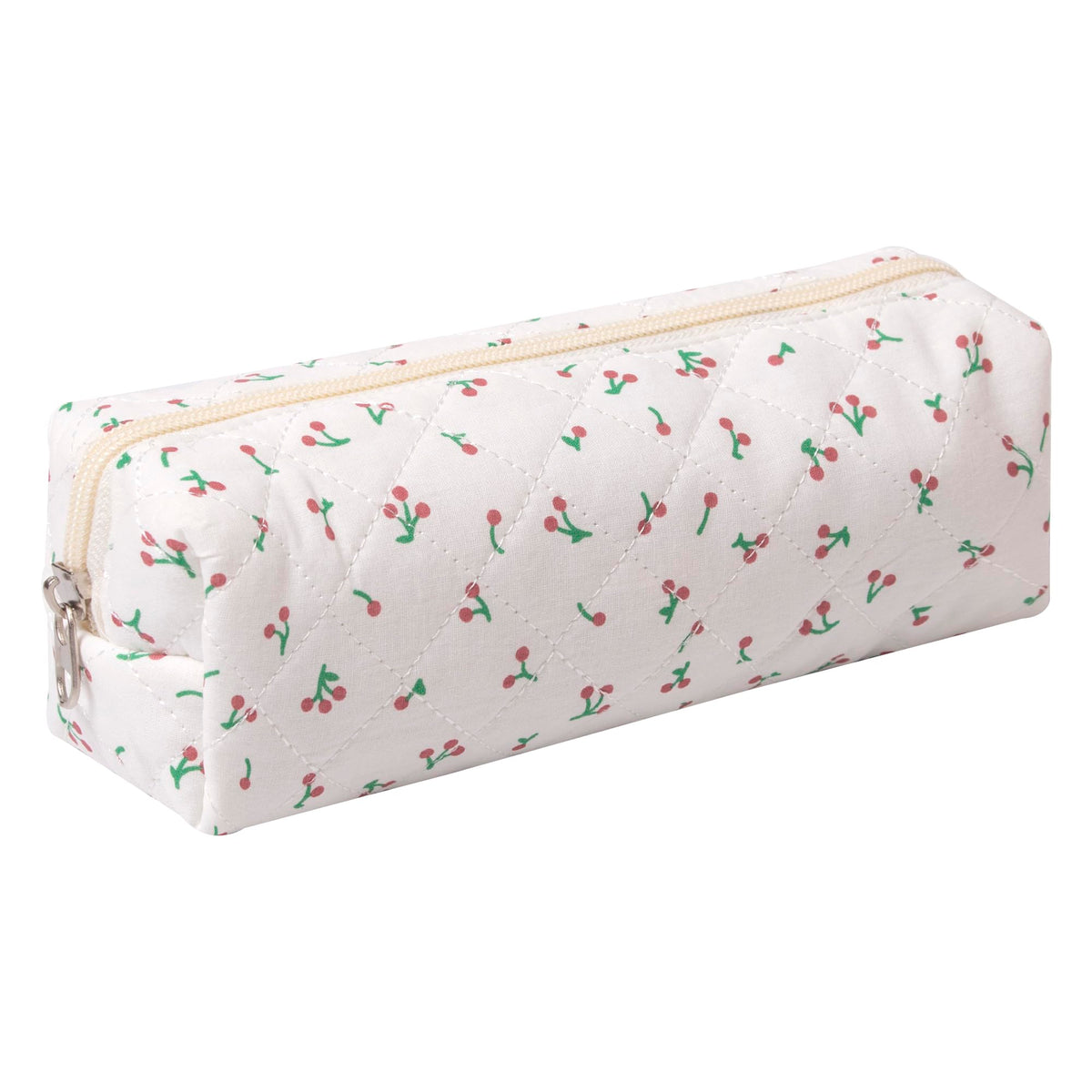Pencil Case Office College School Storage Bag Pouch Holder Box Organizer Makeup Pouch Cosmetic Bag Aesthetic Cute Pen Case for Girls Boys Kids (Pink floral prints)